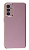 Eiroo Borderline Samsung Galaxy M13 Kamera Korumal Mor Silikon Klf