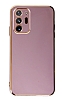 Eiroo Borderline Samsung Galaxy Note 20 Ultra Kamera Korumal Mor Silikon Klf