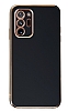 Eiroo Borderline Samsung Galaxy Note 20 Ultra Kamera Korumal Siyah Silikon Klf
