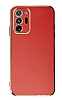 Eiroo Borderline Samsung Galaxy Note 20 Ultra Kamera Korumal Krmz Silikon Klf