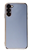 Eiroo Borderline Samsung Galaxy S23 Kamera Korumal Mavi Silikon Klf