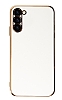 Eiroo Borderline Samsung Galaxy S23 Plus Kamera Korumal Beyaz Silikon Klf