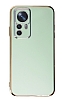 Eiroo Borderline Xiaomi 12T Pro Kamera Korumal Yeil Silikon Klf