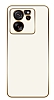 Eiroo Borderline Xiaomi 13T Kamera Korumal Beyaz Silikon Klf