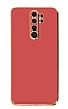 Eiroo Borderline Xiaomi Redmi Note 8 Pro Kamera Korumal Krmz Silikon Klf