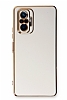 Eiroo Borderline Xiaomi Redmi Note 10 Pro Kamera Korumal Beyaz Silikon Klf