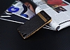 Eiroo Boss Fit Lenovo Vibe K5 Plus Deri Grnml Siyah Silikon Klf - Resim: 1