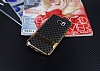 Eiroo Boss Fit Samsung Galaxy Note 5 Deri Grnml Siyah Silikon Klf - Resim 1