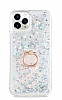 Eiroo Bright iPhone 12 Pro Max 6.7 in Sulu Simli Silver Silikon Klf