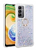 Eiroo Bright Samsung Galaxy A34 Sulu Simli Silver Silikon Klf