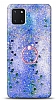 Eiroo Bright Samsung Galaxy Note 10 Lite Sulu Simli Mavi Silikon Klf