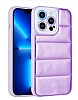 Eiroo Bubble Color iPhone 12 Pro Max Mor Silikon Klf