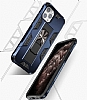 Eiroo Built iPhone 11 Pro Max Ultra Koruma Lacivert Klf - Resim: 1