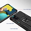 Eiroo Built Samsung Galaxy A71 Ultra Koruma Krmz Klf - Resim 5