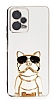 Eiroo Bulldog Xiaomi Redmi Note 12 5G Standl Beyaz Silikon Klf