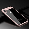 Eiroo Cam Hybrid iPhone X / XS Kamera Korumal Pembe Kenarl Rubber Klf - Resim: 4