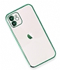 Eiroo Camera Protect iPhone 11 Pro Kamera Korumal Yeil Silikon Klf - Resim: 2