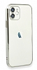 Eiroo Camera Protect iPhone 11 Pro Kamera Korumal Silver Silikon Klf - Resim 2