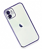 Eiroo Camera Protect iPhone 11 Pro Kamera Korumal Mor Silikon Klf - Resim: 1