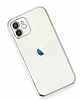 Eiroo Camera Protect iPhone 11 Pro Kamera Korumal Silver Silikon Klf - Resim: 3