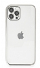 Eiroo Camera Protect iPhone 11 Pro Kamera Korumal Silver Silikon Klf