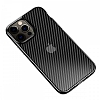 Eiroo Carbon Hybrid iPhone 11 Ultra Koruma Siyah Klf - Resim 1