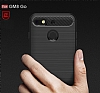 Eiroo Carbon Shield General Mobile GM 8 GO Ultra Koruma Gri Klf - Resim 6
