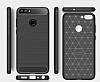 Eiroo Carbon Shield Huawei P Smart Ultra Koruma Lacivert Klf - Resim: 3