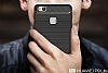 Eiroo Carbon Shield Huawei P9 Lite Ultra Koruma Siyah Klf - Resim 1