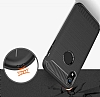 Eiroo Carbon Shield iPhone XR Ultra Koruma Siyah Klf - Resim: 1