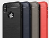Eiroo Carbon Shield iPhone XS Max Ultra Koruma Gri Klf - Resim: 4