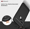 Eiroo Carbon Shield iPhone XS Max Ultra Koruma Gri Klf - Resim: 2