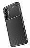 Eiroo Carbon Shield Samsung Galaxy A14 Ultra Koruma Lacivert Klf - Resim: 1