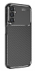 Eiroo Carbon Shield Samsung Galaxy A34 Ultra Koruma Siyah Klf