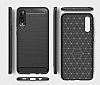 Eiroo Carbon Shield Samsung Galaxy A70 Ultra Koruma Siyah Klf - Resim 1