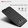 Eiroo Carbon Shield Samsung Galaxy J6 Plus Ultra Koruma Siyah Klf - Resim 1