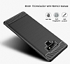 Eiroo Carbon Shield Samsung Galaxy Note 9 Ultra Koruma Lacivert Klf - Resim 1