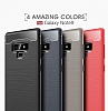 Eiroo Carbon Shield Samsung Galaxy Note 9 Ultra Koruma Gri Klf - Resim 4