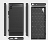Eiroo Carbon Shield Sony Xperia XA1 Ultra Sper Koruma Lacivert Klf - Resim: 5