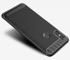 Eiroo Carbon Shield Xiaomi Mi 8 Ultra Koruma Dark Silver Klf - Resim: 5