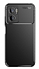Eiroo Carbon Shield Xiaomi Redmi Note 11E Ultra Koruma Siyah Klf