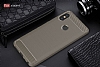 Eiroo Carbon Shield Xiaomi Redmi S2 Ultra Koruma Dark Silver Klf - Resim: 8