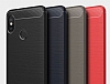 Eiroo Carbon Shield Xiaomi Redmi S2 Ultra Koruma Dark Silver Klf - Resim 5