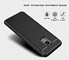 Eiroo Carbon Shield Samsung Galaxy A8 Plus 2018 Ultra Koruma Siyah Klf - Resim: 3