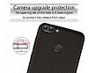 Eiroo Carbon Thin Huawei P Smart Ultra nce Siyah Silikon Klf - Resim: 3
