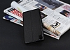 Eiroo Sony Xperia Z3 Vantuzlu Pencereli Siyah Deri Klf - Resim 3