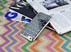 Eiroo Checker iPhone 6 Plus / 6S Plus Metalik Silver Silikon Klf - Resim 2