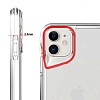 Eiroo Chic iPhone 11 Silikon Kenarl effaf Rubber Klf - Resim 3