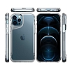 Eiroo Chic iPhone 12 Pro Max Silikon Kenarl effaf Rubber Klf - Resim: 6