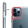 Eiroo Chic iPhone 12 Pro Max Silikon Kenarl effaf Rubber Klf - Resim: 3